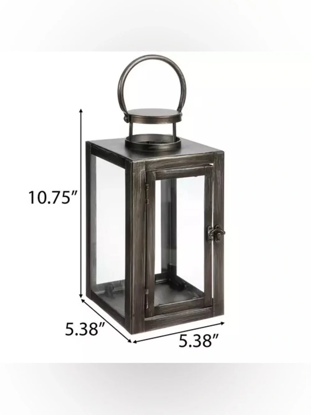 Distressed Metal Lantern